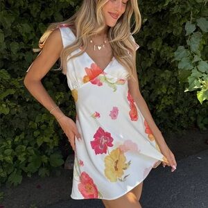 American Threads Linden Floral Mini Dress